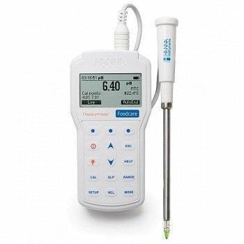 HANNA HI98165 портативный pH-метр для сыра